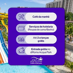 Hotel Piazza Diroma Incluso O Acesso Ao Acqua Park Todos Os Dias, Exceto No Dia Do Check-out, Caldas Novas